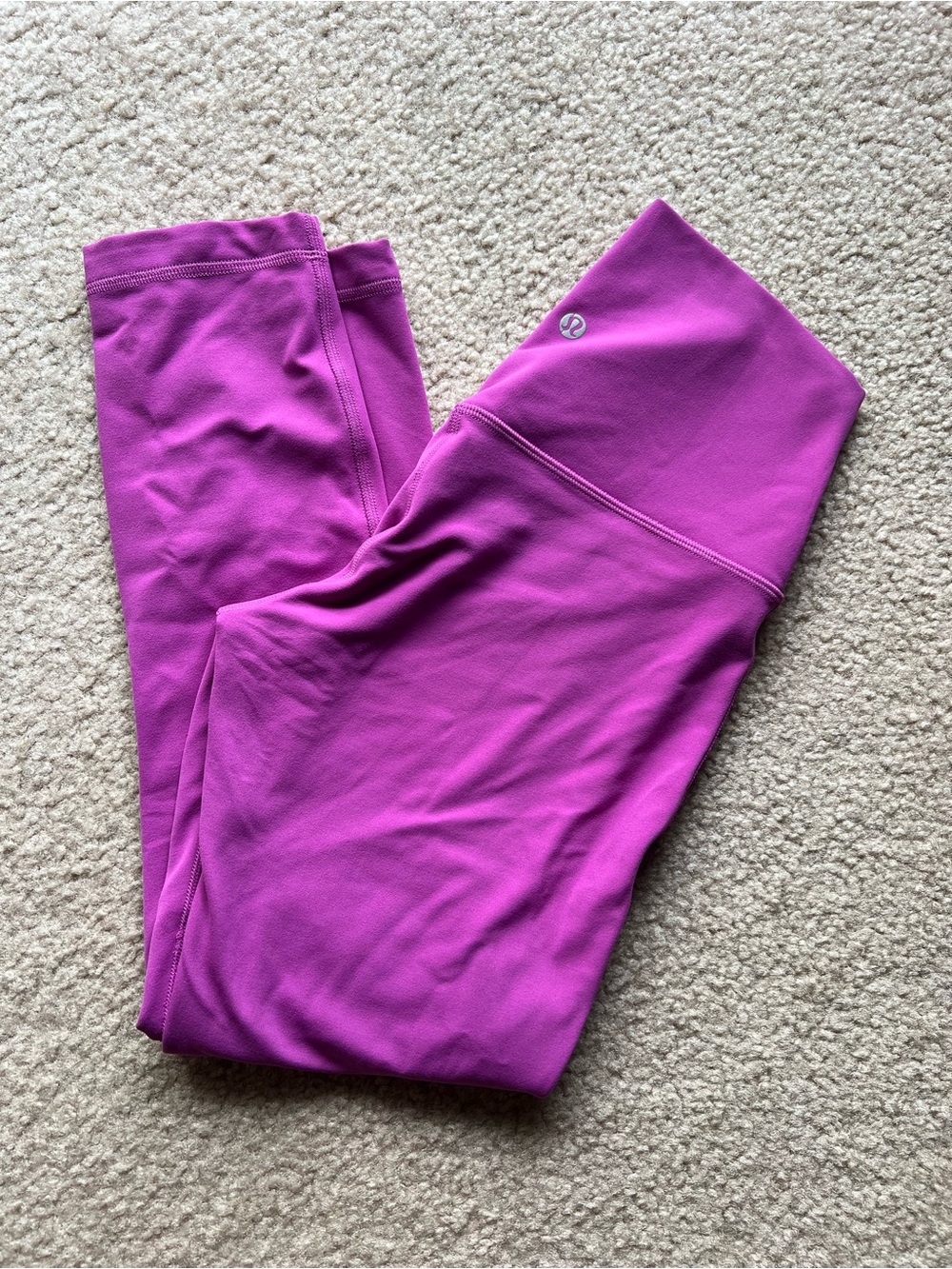 Lululemon Align High-Rise Crop 23” - Vivid Plum - Size 6 - Like New